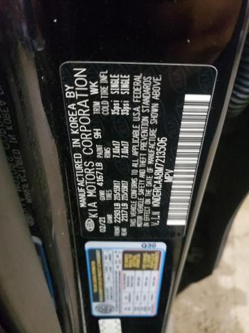 Photo 10 from auction – 2021 KIA SELTOS EX with VIN KNDERCAA8M7213506