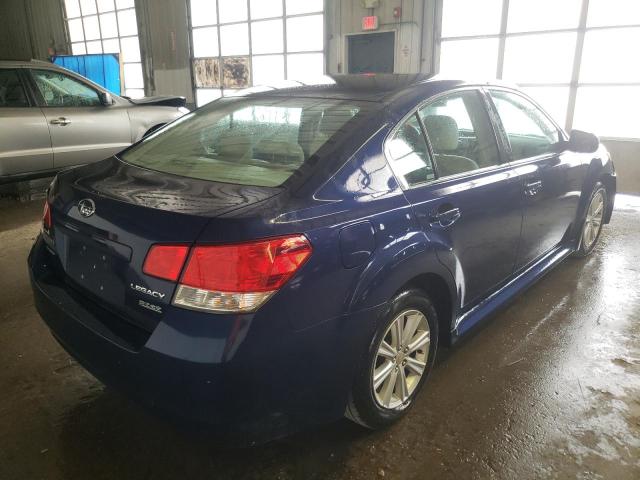 Photo 4 from auction – 2011 SUBARU LEGACY 2.5 with VIN 4S3BMBC69B3249598