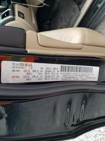 Photo 10 from auction – 2016 JEEP GRAND CHER with VIN 1C4RJFBG5GC328539