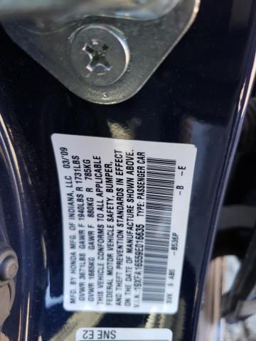 Photo 10 from auction – 2009 HONDA CIVIC LX with VIN 19XFA16559E016635