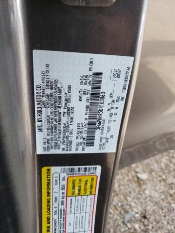 Photo 10 from auction – 2013 FORD FUSION SE with VIN 3FA6P0HR5DR103063