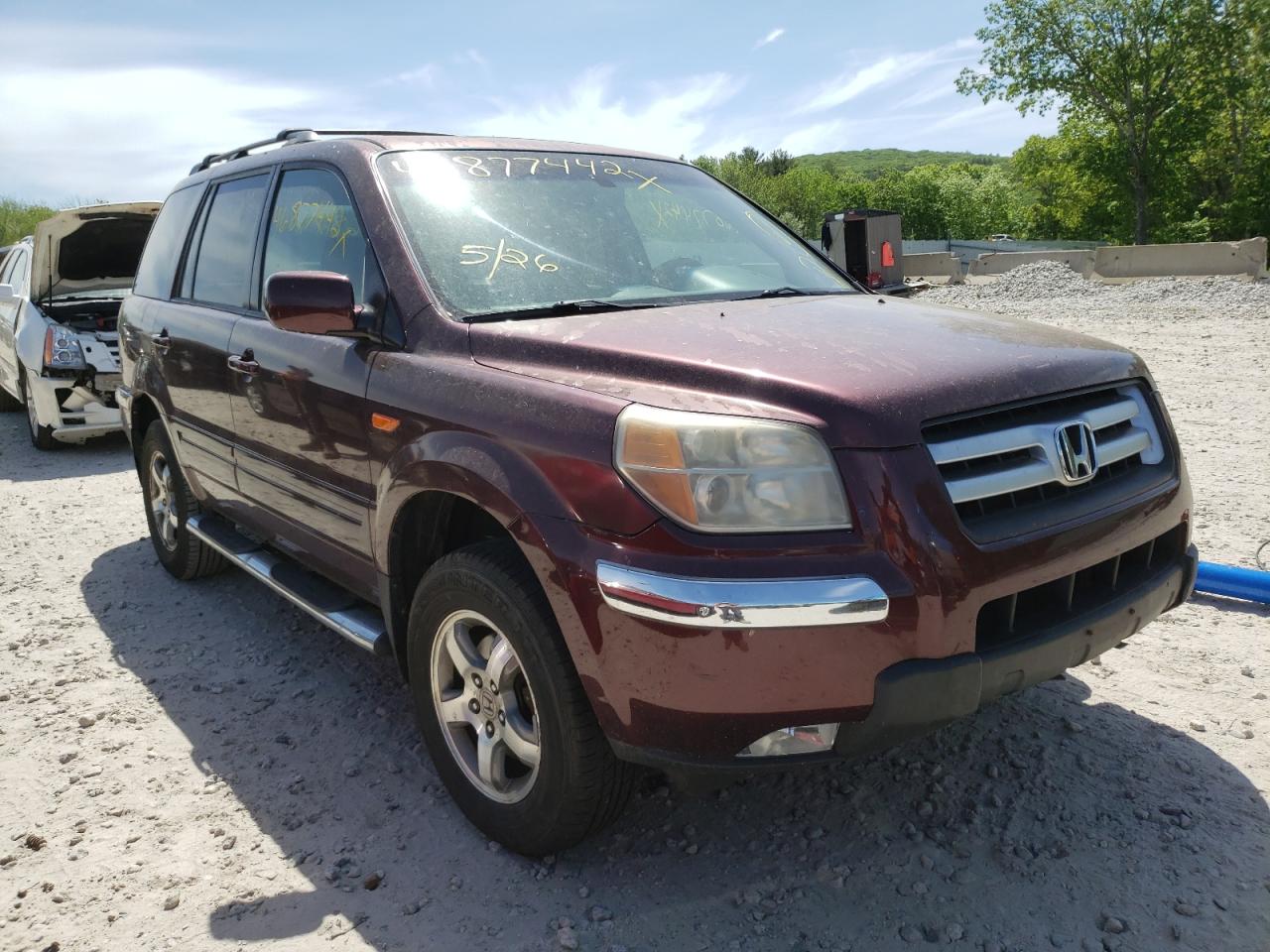 Photo 1 from auction – 2007 HONDA PILOT EXL with VIN 2HKYF18557H501583