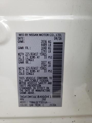 Photo 10 from auction – 2016 NISSAN ROGUE S with VIN 5N1AT2MT1GC846041