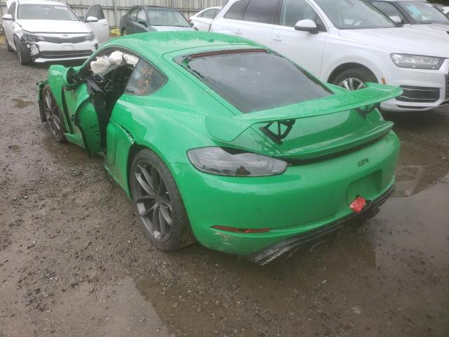 Photo 3 from auction – 2021 PORSCHE CAYMAN GT4 with VIN WP0AC2A82MS289517