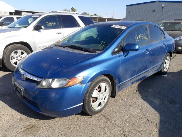 Photo 2 from auction – 2007 HONDA CIVIC LX with VIN JHMFA16587S005251