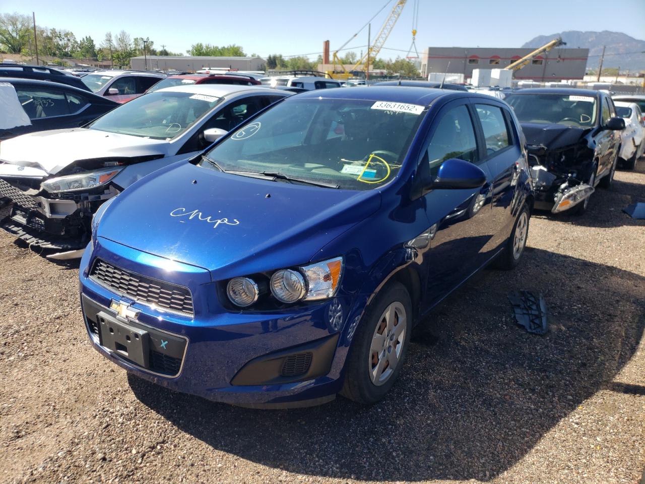 Photo 2 from auction – 2014 CHEVROLET SONIC LS with VIN 1G1JB6SG2E4123500