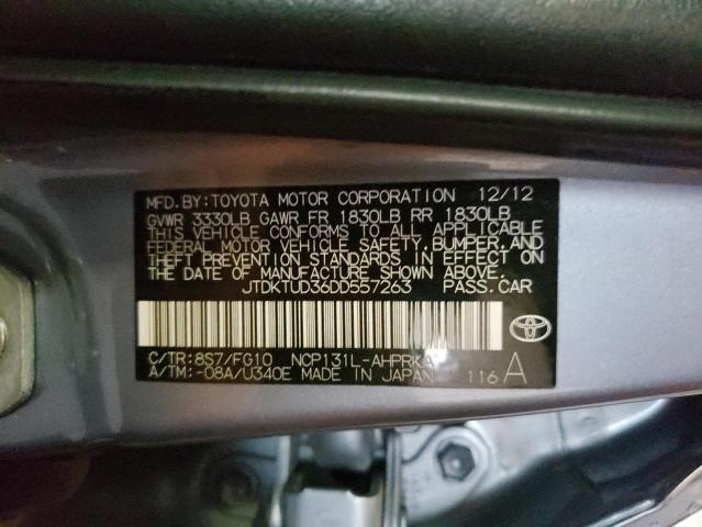 Photo 10 from auction – 2014 TOYOTA YARIS with VIN JTDKTUD36DD557263