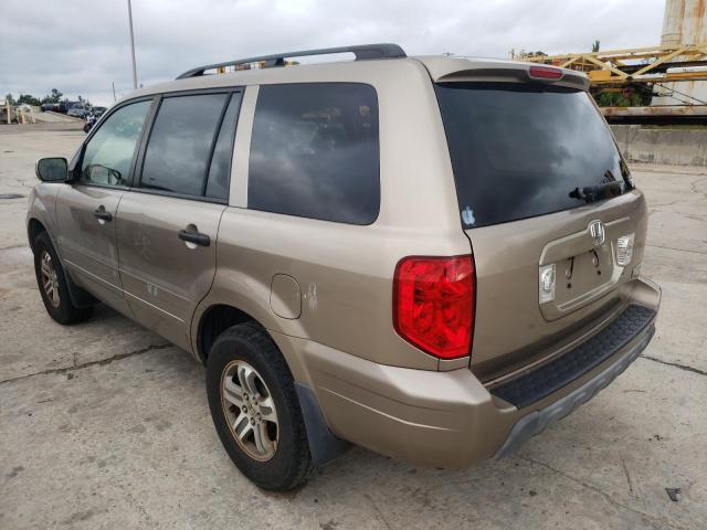 Photo 3 from auction – 2005 HONDA PILOT EXL with VIN 5FNYF18585B007939