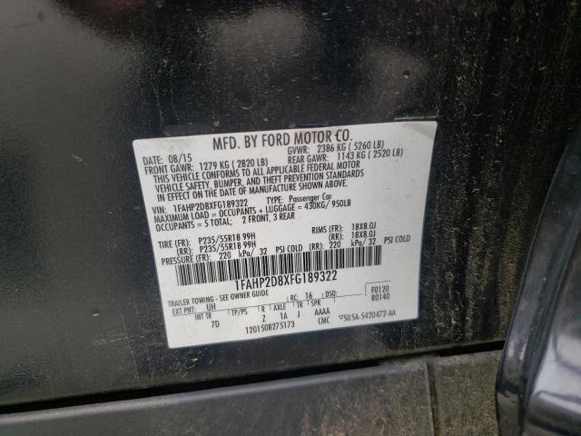 Photo 10 from auction – 2015 FORD TAURUS SE with VIN 1FAHP2D8XFG189322