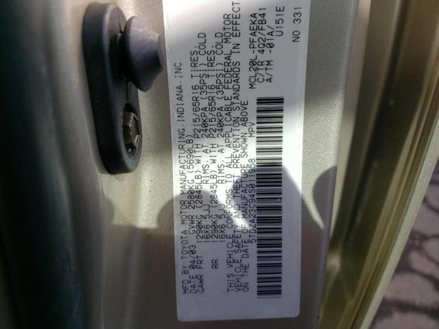 Photo 1 from auction – 2004 TOYOTA SIENNA CE with VIN 5TDZA23C94S011958