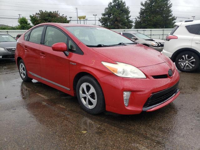 TOYOTA PRIUS 2013 with VIN JTDKN3DU5D0345586 - Photo from auction