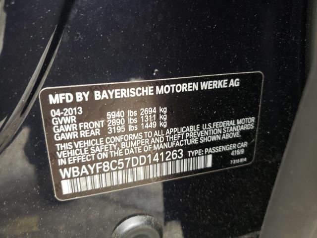 Photo 10 from auction – 2013 BMW 750 LXI with VIN WBAYF8C57DD141263