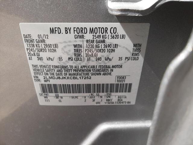 Photo 10 from auction – 2012 LINCOLN MKX with VIN 2LMDJ8JKXCBL17252