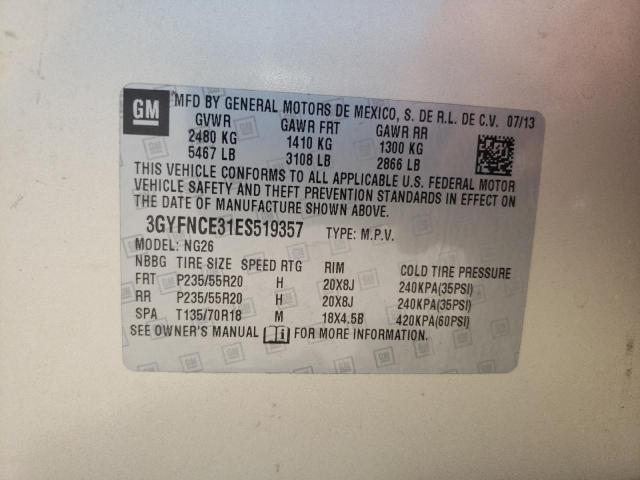 Photo 10 from auction – 2014 CADILLAC SRX PERFOR with VIN 3GYFNCE31ES519357