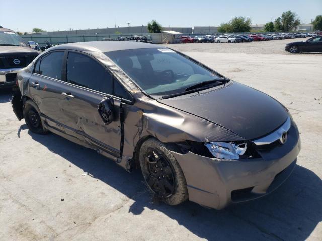 HONDA CIVIC LX 2010 with VIN 19XFA1F51AE014322 - Photo from auction