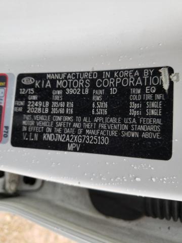 Photo 10 from auction – 2016 KIA SOUL with VIN KNDJN2A2XG7325130