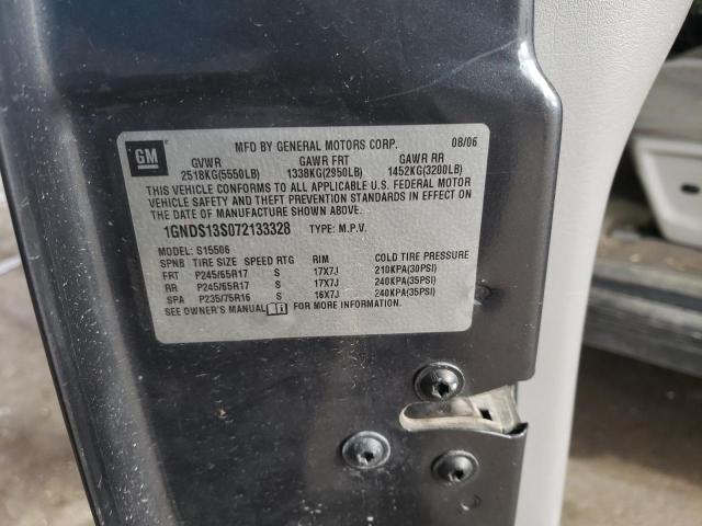 Photo 10 from auction – 2007 CHEVROLET TRAILBLAZE with VIN 1GNDS13S072133328
