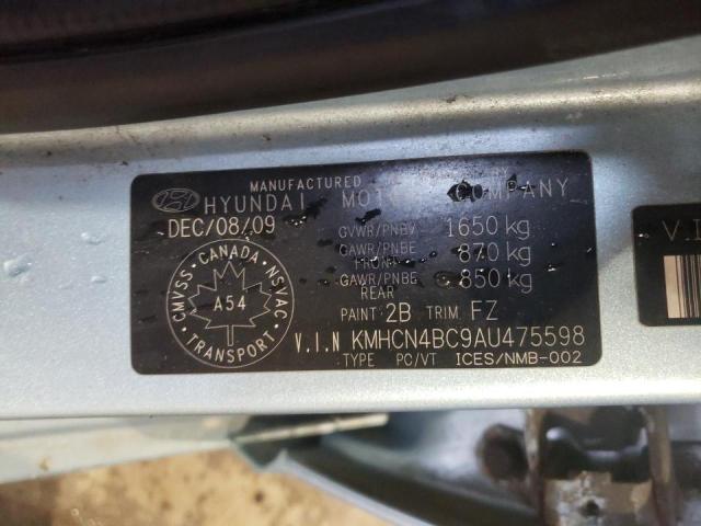 Photo 10 from auction – 2010 HYUNDAI ACCENT GLS with VIN KMHCN4BC9AU475598