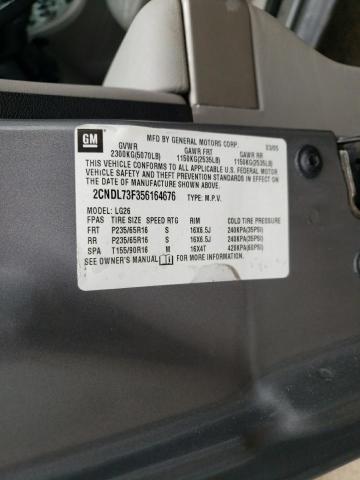 Photo 10 from auction – 2005 CHEVROLET EQUINOX LT with VIN 2CNDL73F356164676