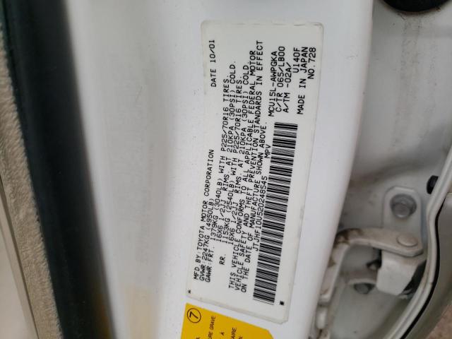Photo 10 from auction – 2002 LEXUS RX 300 with VIN JTJHF10U520248545