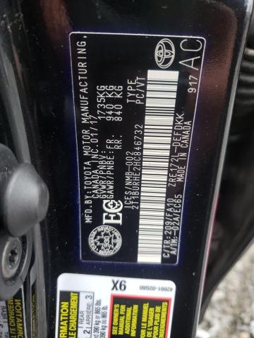 Photo 10 from auction – 2017 TOYOTA COROLLA L with VIN 2T1BURHE2HC846732