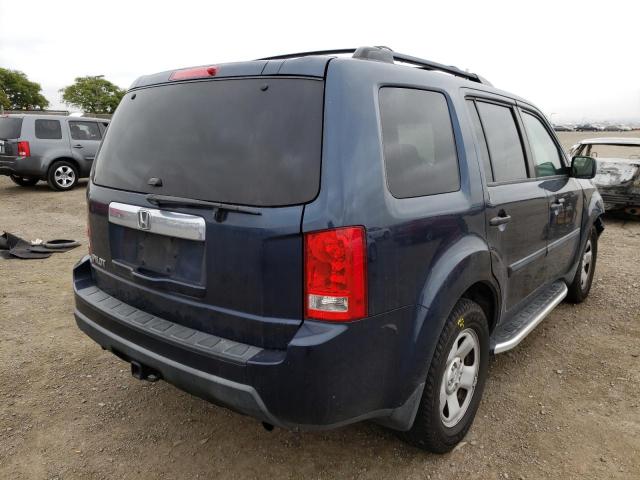 Photo 4 from auction – 2010 HONDA PILOT LX with VIN 5FNYF3H27AB009533