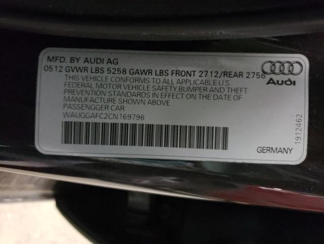 Фото 1 с аукциона – 2012 AUDI A6 PREMIUM с VIN WAUGGAFC2CN169796