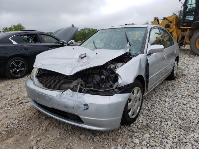 Photo 2 from auction – 2001 HONDA CIVIC EX with VIN 2HGES26741H611387