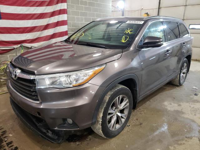 Photo 2 from auction – 2015 TOYOTA HIGHLANDER with VIN 5TDJKRFH5FS208493