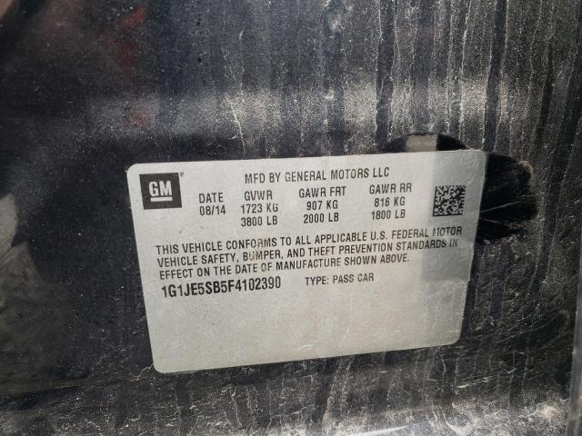 Photo 10 from auction – 2015 CHEVROLET SONIC LTZ with VIN 1G1JE5SB5F4102390