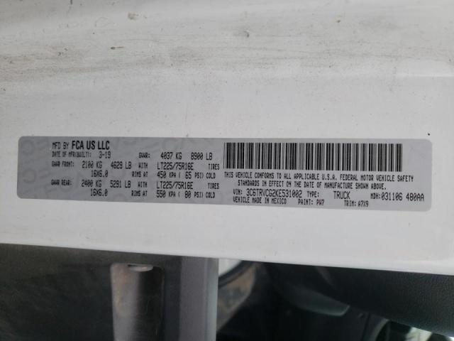 Photo 10 from auction – 2019 RAM PROMASTER with VIN 3C6TRVCG2KE531002