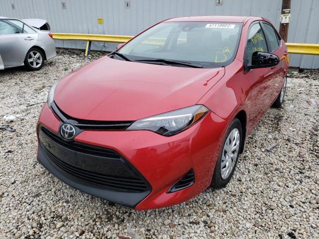 Photo 2 from auction – 2018 TOYOTA COROLLA L with VIN 2T1BURHE2JC114591