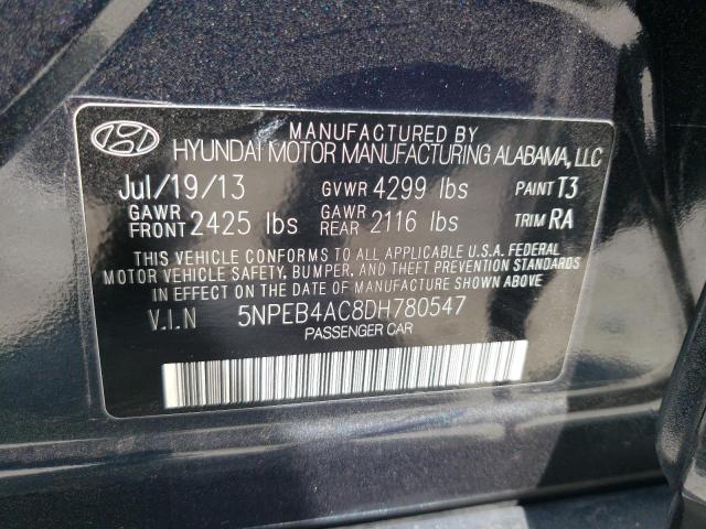 Photo 10 from auction – 2013 HYUNDAI SONATA GLS with VIN 5NPEB4AC8DH780547