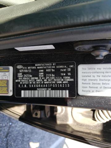 Photo 10 from auction – 2015 KIA OPTIMA SX with VIN 5XXGR4A61FG516213
