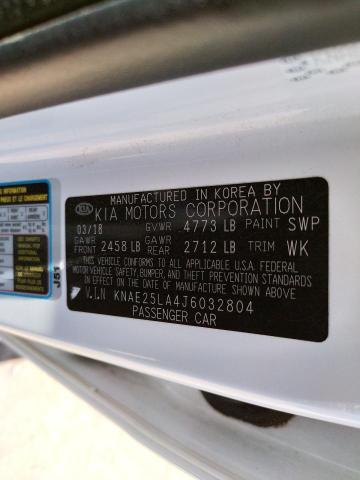 Photo 10 from auction – 2018 KIA STINGER PR with VIN KNAE25LA4J6032804