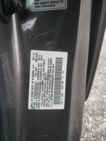 Photo 10 from auction – 2012 HONDA ODYSSEY TO with VIN 5FNRL5H94CB005545