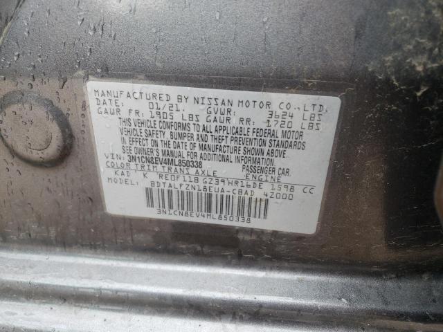 Photo 10 from auction – 2021 NISSAN VERSA SV with VIN 3N1CN8EV4ML850338