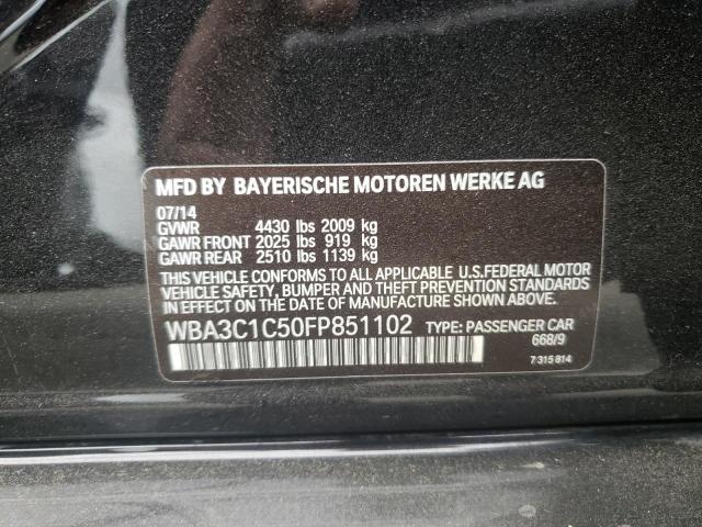 Photo 10 from auction – 2015 BMW 328 I SULE with VIN WBA3C1C50FP851102