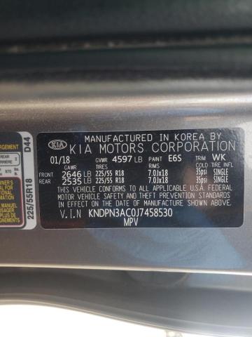 Photo 10 from auction – 2018 KIA SPORTAGE E with VIN KNDPN3AC0J7458530
