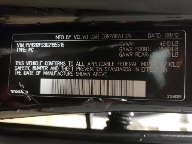 Photo 10 from auction – 2013 VOLVO S60 T5 with VIN YV1612FS3D2185516
