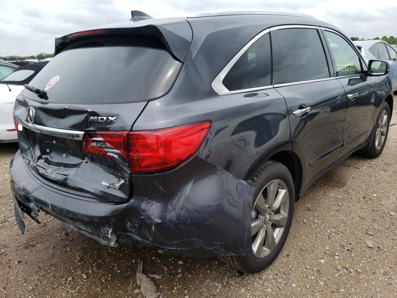 Photo 4 from auction – 2014 ACURA MDX ADVANC with VIN 5FRYD4H83EB019867