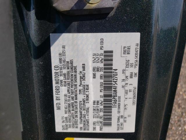 Photo 10 from auction – 2015 FORD MUSTANG with VIN 1FA6P8AM4F5427074