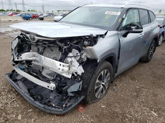 Photo 2 from auction – 2022 TOYOTA HIGHLANDER with VIN 5TDGZRBHXNS569910
