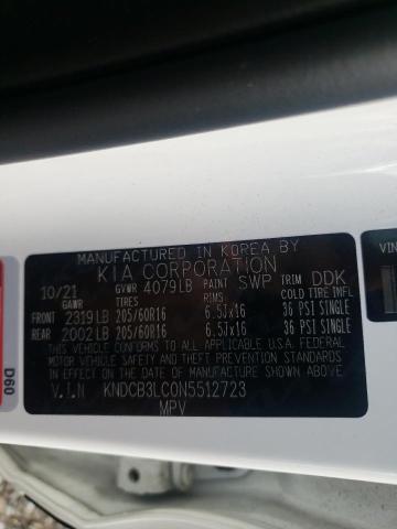 Photo 10 from auction – 2022 KIA NIRO LX with VIN KNDCB3LC0N5512723