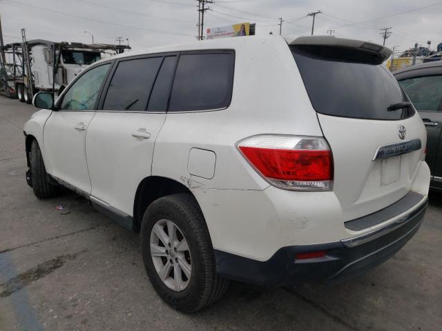 Photo 3 from auction – 2013 TOYOTA HIGHLANDER with VIN 5TDZK3EH3DS103143