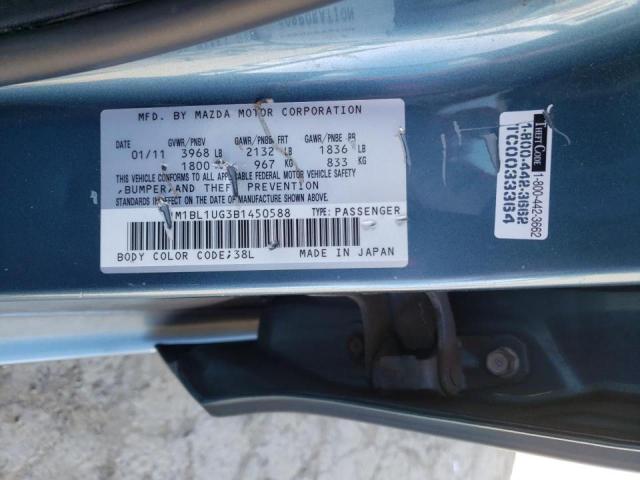Photo 10 from auction – 2011 MAZDA 3 I with VIN JM1BL1UG3B1450588