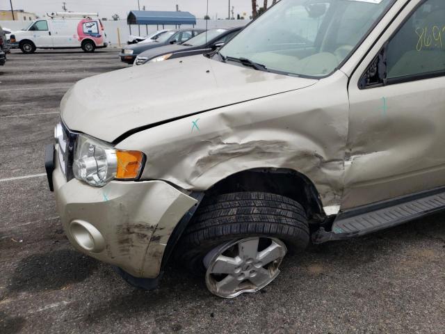 Photo 9 from auction – 2012 FORD ESCAPE XLT with VIN 1FMCU0D73CKB92057