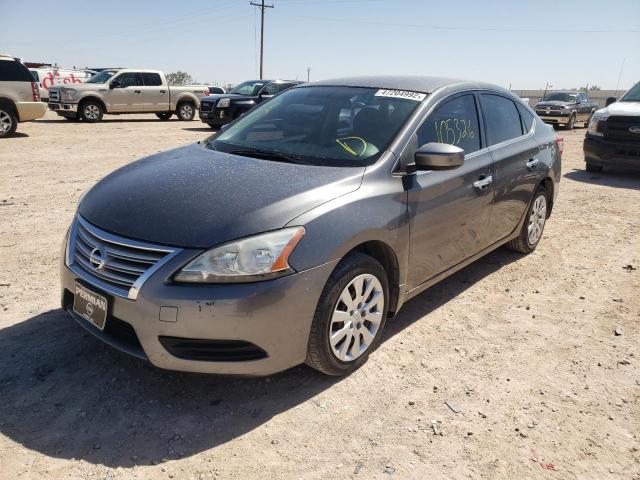 Photo 2 from auction – 2015 NISSAN SENTRA S with VIN 3N1AB7AP3FY291341