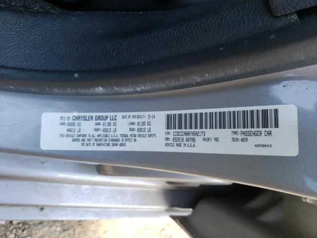 Photo 10 from auction – 2015 CHRYSLER 200 LIMITE with VIN 1C3CCCAB0FN502173