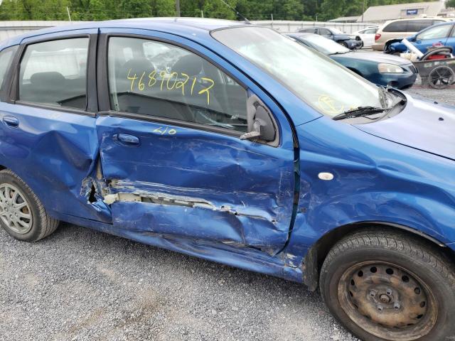 Photo 9 from auction – 2007 CHEVROLET AVEO BASE with VIN KL1TD66607B788655